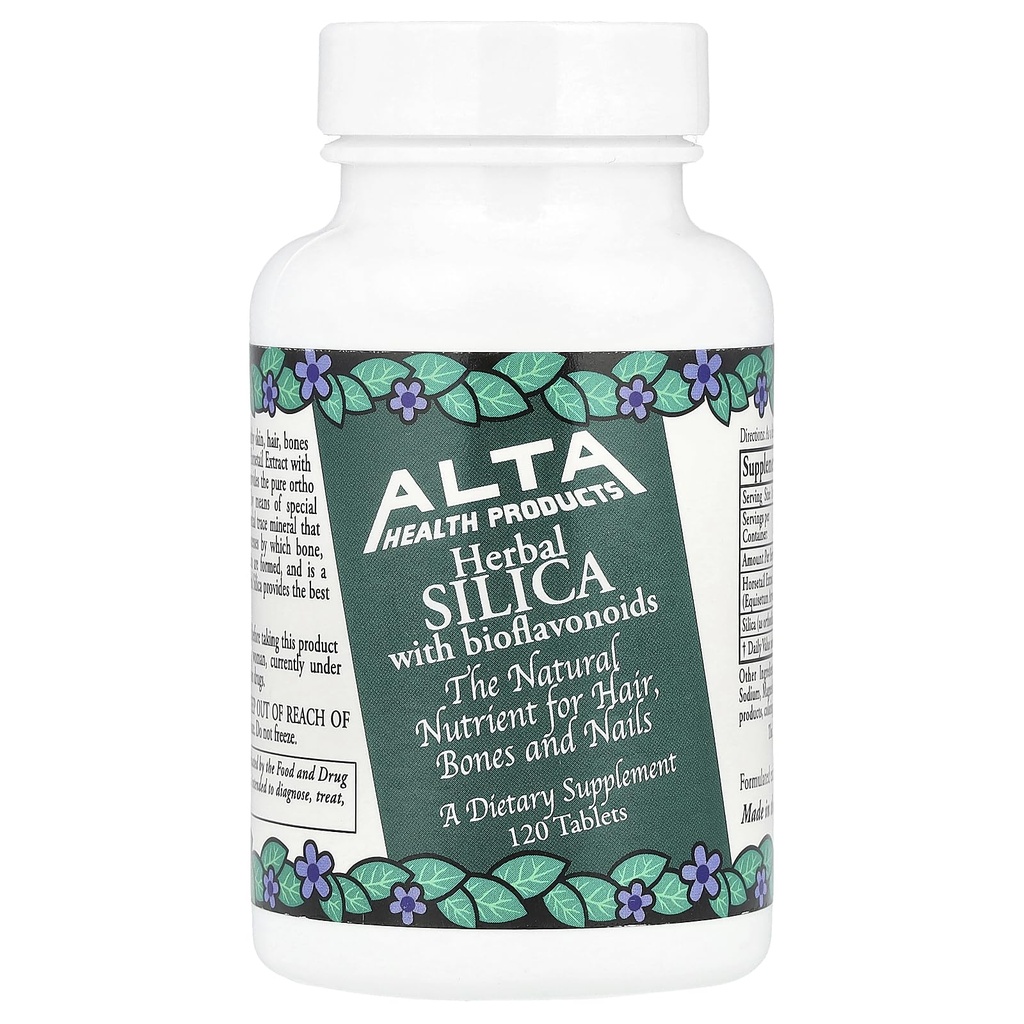 Alta Health Products, ziołowa SILICA z bioflawonoidami, tabletki, 120