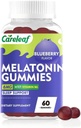 Melatonina Gummies Sleep Support for Men and Women Health Sleep with 6 mg Melatonina & Witamina B6 Blueberry Flavor 60 Count