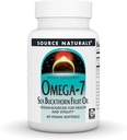 Źródło Naturals Omega- 7 Sea Buckthorn Fruit Oil, Non-GMO, Vegan- Sourced for Health and Vitality * - 60 Vegan Softgels