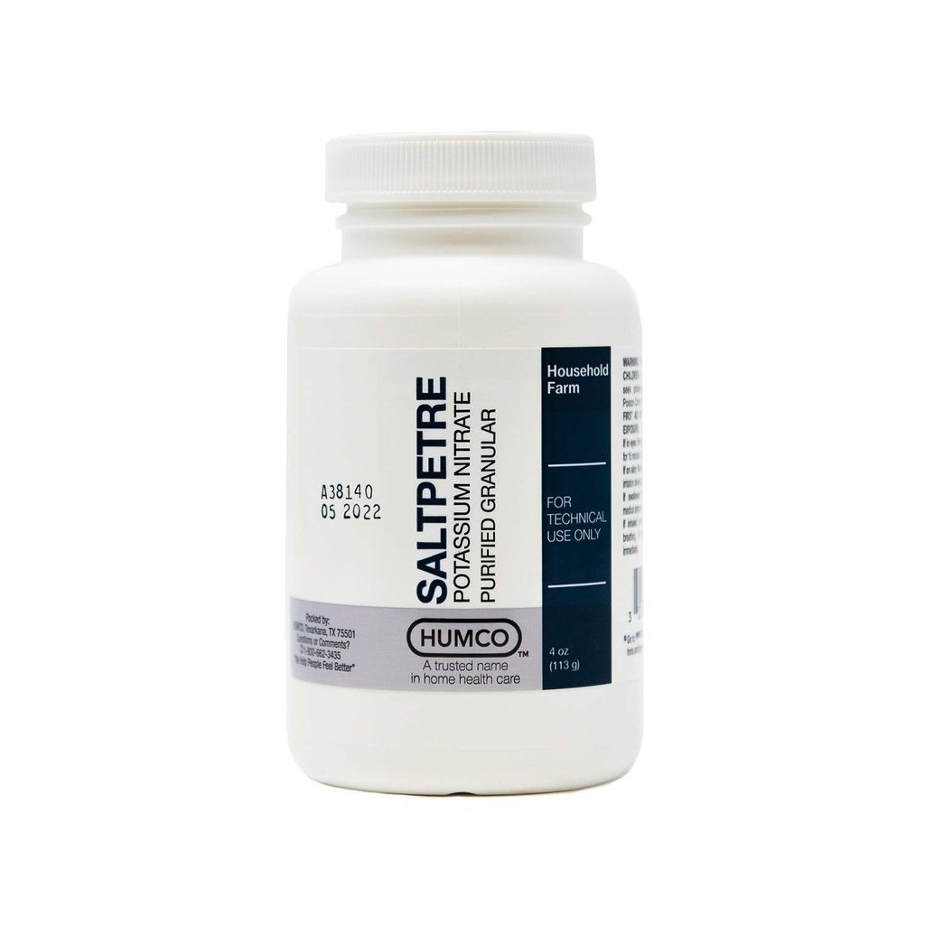 Azotan potasu Saltpetre, FCC, 4 oz.