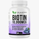 Potężna biotyna (witamina B7) 10 000 µg z suplementem witaminy D & E 124; 180 Hrabia 124; Włosy, skóra i paznokcie 124; Dla grubsze i silniejsze wzrost włosów 124; Zdrowe, Młoda skóra i silne paznokcie 124; Wsparcie energetyczne