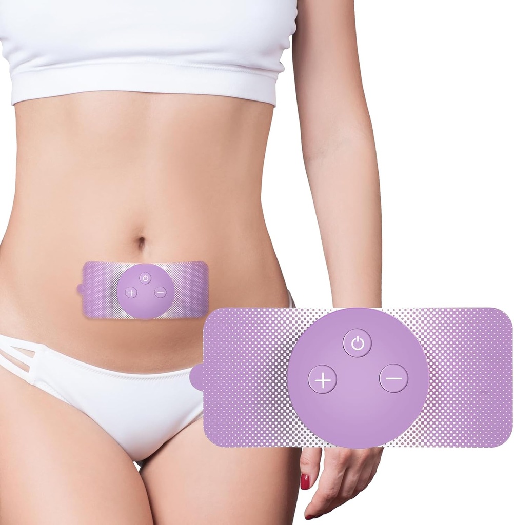 JUSTHUSE bezprzewodowy Przenośny okres skurcze ból Symulator z 3 Mody 30 Intensywność Odzyskiwalny TENS Jednostka dla Menstrual Cramp Relief Home Urządzenie medyczne, Prezent dla kobiet żona dziewczyna