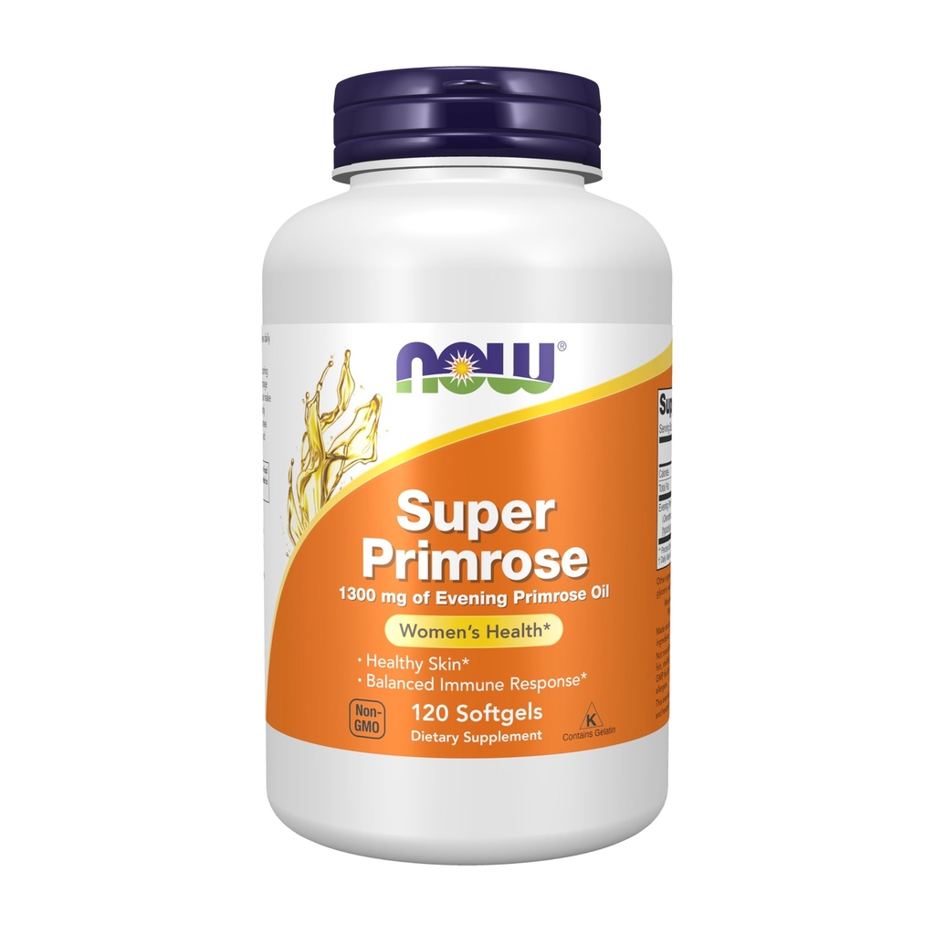 Teraz suplementy żywności, Super Primrose 1300 mg z naturalnie występującą GLA (kwas gamma- linolenowy), 120 Softgels