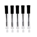 5PCS / 5ML Nadaje się do wielokrotnego użytku Pusty olej Eyelash wzrostu Mascara Butelki Kosz pojemnik Eyelash różdżka Fiolki z pędzlem