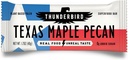 Thunderbird Bars Energy Snack, Gluten- Free z białkiem, Zdrowe prawdziwe jedzenie, Wegan Paleo Non-GMO, No Added Sugar, Texas Maple Pecan Flavor (12 Count, 1.7 oz. Bary)