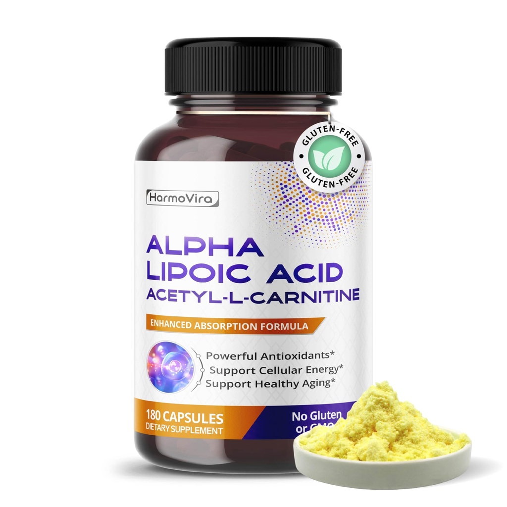 Alfa kwasu lipoinowego Acetyl- L- Karnityna - Support Bladder Cleanse, Trakt moczowy Zdrowie - 180- dzień Dostawy - Made in USA