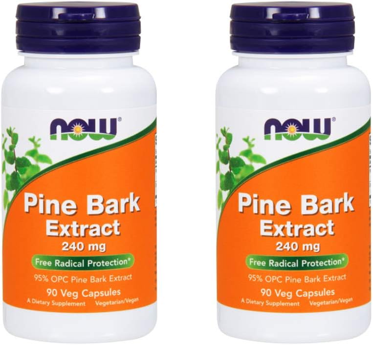 Teraz Foods Pine Bark Extract 240 mg, 90 kapsułki roślinne (2 opakowania)
