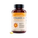NatureWise Witamina D3 5000iu (125 µg) 1 Rok Dostawa na wsparcie immunologiczne, Zdrowe mięśnie Funkcje, i Bone Health - Non- GMO, Gluten Free in Organic Extra Virgin Olive Oil, (Mini Softgel), 360 Hrabia