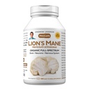 ANDREW LESSMAN Lion 's Mane 360 Kapsułki - Organic Full Spectrum Lion' s Mushroom Extract - Pomaga zdrowy mózg, Cognitive, i funkcji układu nerwowego - Brak dodatków.