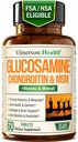 Glukozamina Chondroitin MSM Supplement - Advanced Joint Supplements for Men and Women w / Glucozamine Sulfat 1000mg, Chondroitin Sulfat & MSM, Witamina B12 and More for Joint Health - FSA Kwalifikujące się