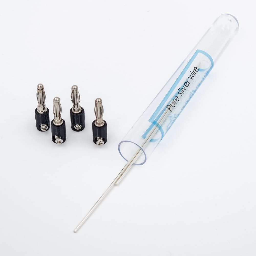 Koloidalne srebro 124; Para Pure Silver Wire 99.99% XI124; Certyfikat 124; 9999 XI124; 12 Paragraf 4 "XI124; FromBora Colloidal Silver Generator Wire XI124; Plus 4pcs Wire Holders