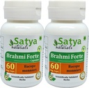 Kapsułki Brahmi Forte 500 mg. 60 Veg. Kapsułki 124; Kapsułki Brahmi (Bacopa Monnieri) Ekstrakt dla mężczyzn i kobiet 124; Suplement do ziół Ayurvedic / Środki zaradcze 124; 10: 1 Forte (2 Butelki po 60 Kapsułek)