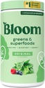 Bloom Nutrition Superfood Zielony Proszek, Enzymy z probiotyki i prebiotyki, Gut Health, Bloating Relief for Women, Chlorella, Green Juice Mix z buraka korzeniowego proszku, 60 SVG, Original