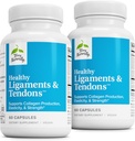 Terry Natural Healthy Ligaments & Tendons - Suplement diety dla Tkanka łącząca i Wspólne wsparcie smarowania - Formuła nieGMO do pomocy Ligament & Zdrowie mięśni - 60 Kapsułki, 2 Pack