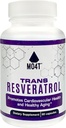 Trans Resveratrol Przeciwutleniacz - Pomaga zwalczać stres oksydacyjny - Promuje zdrowe starzenie - 60 Kapsułki