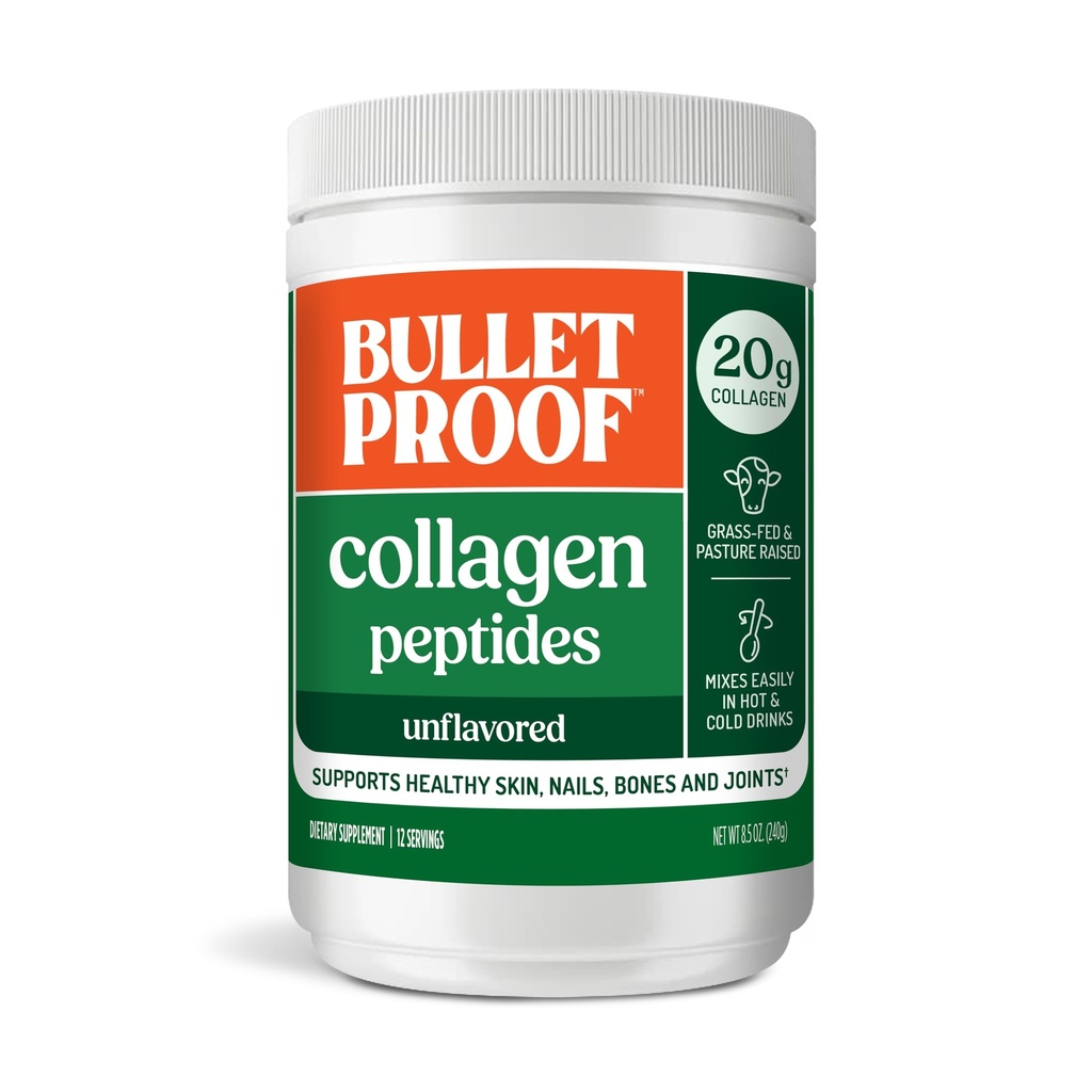 Kuloodporny Kolagen 18g Proszek białkowy, 8,5 oz, Nieflawored