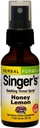 Herbs Etc. Singer 's Saving Grace Honey Lemon - Herbal Remedy for Throat Comfort - Kojące, Hydrating Support with Licorice - Alkohol - 1 fl oz (75 Służenia)