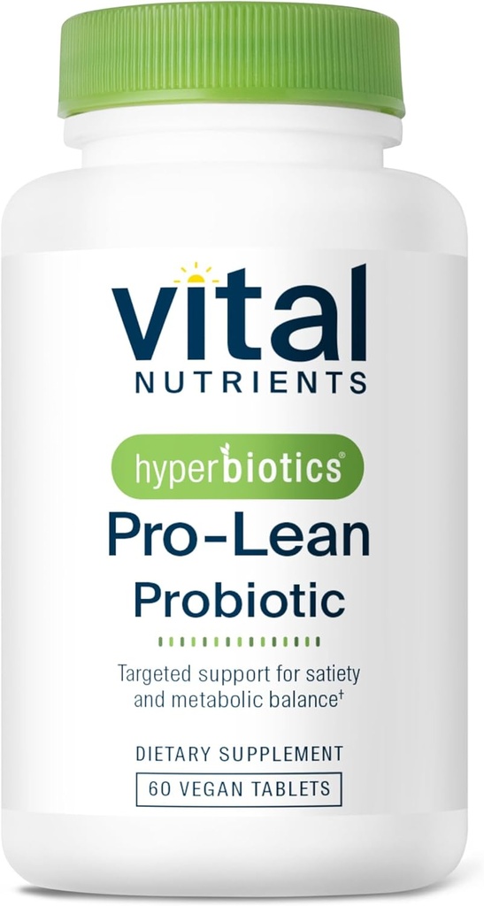 Vital Nutrigents Hyperbiotics Pro- Lean Probiotic for Metabolic Balance Bilans 124; Redukuje trawienie węglowodanów 124; Stabilny szelf- 124; Wegan, Dairy, Gluten Free