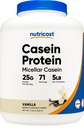 Nutricost Kazeina Białko Proszek 5lb Wanilia - Kazeina Micellar, Gluten Free, Non-GMO