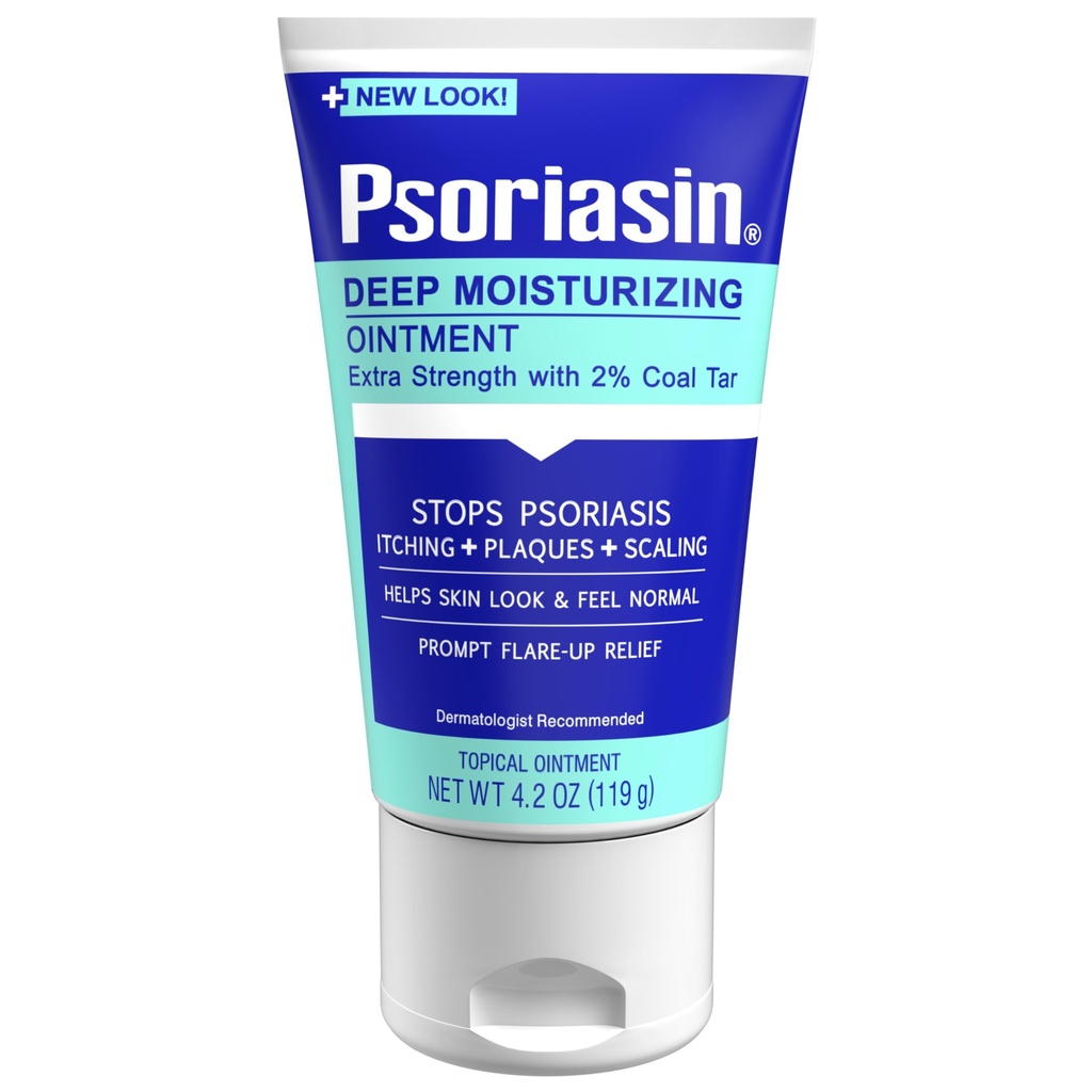 Ługasin Deep Moisturizing Maintment - 2% Tar Węgla - Stopy Łuszczyca Swędzenie, Skalowanie, Zaczerwienienie - 4.2 oz
