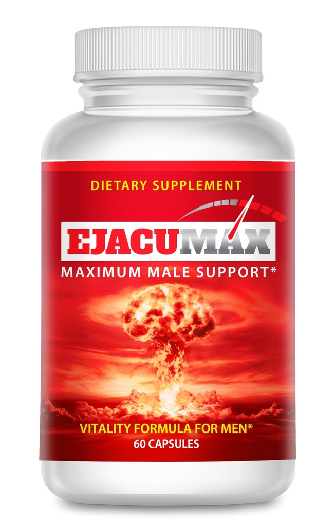 Ejacumax Witality- Witaminy prenatalne dla Men- Formuła płodności - Nasienie męskie Enhancer- Wysoka moc Sperm Count Boosting Formation- All Natural and Effective- 60 Kapsułki