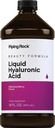 Piping Rock Hyaluronic Acid Supplement Equipment 124; 100 mg Equipment 124; 16 fl oz Equipment 124; Berry Flavored Liquid Equipment 124; Vegetarian Formula Equipment 124; Non-GMO, Gluten Free