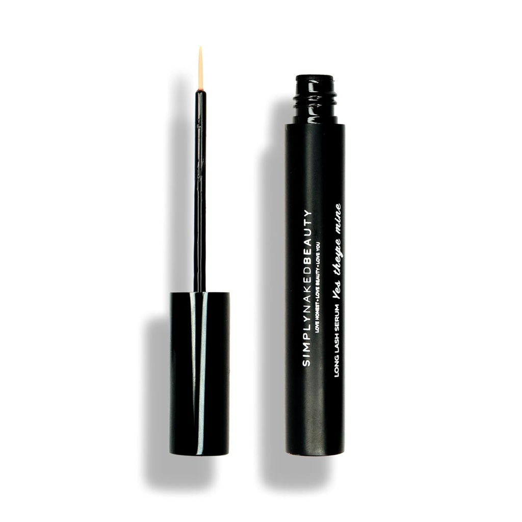 Lash Growth Serum & Brow Enhancer (5 ml) Get Longer, Fuller Eyelashes w 12 dni - Naturalne i roślinne Peptydy oparte na zdrowym Brow & Lash Growth - Okrucieństwo Free Lash Serum przez po prostu nagie piękno