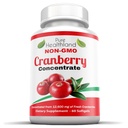 Nie-GMO Żurawina skoncentrowana z 12,600mg - Potrójne Softgels Siła - Łatwe Połknięcie Tabletki dla mężczyzn i kobiet, 1 Butelka