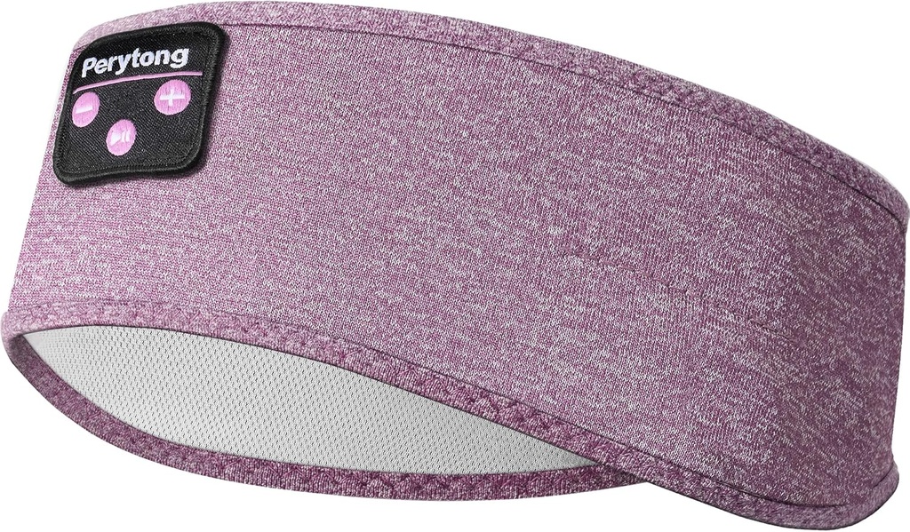 Perytong Sleep słuchawki, słuchawki Bluetooth Sports słuchawki z Ultra- cienki HD Stereo głośniki idealne do spania, trening, jogging, joga, bezsenność, podróże lotnicze, medytacja dla Unisex