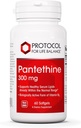 Protokół Pantetine 300mg - Aktywna forma witaminy B5 - Wsparcie dla wątroby * - Cholesterol już w normalnym zakresie * - Suplement witaminy Pantetyny - 60 Softgels