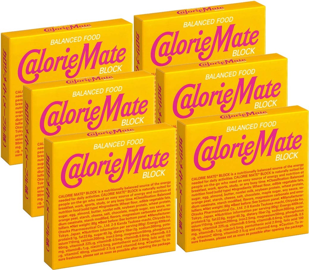 Otsuka Calorie Mate Balanced Food Maple 2.82oz / 80g (6 opakowań)