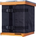 MayBee Winter Bee Hive Wrap dla 10 i 8 Rama Beeuli, 600D Oxford Cloth Regulable Beeule Wrap dla 2 głębokie Hive Pudełka, wodoodporny, Windproof, Lekki, wielokrotnego użytku, 76,8 "x 18,1"