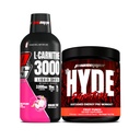 PROSUPPS L- Carnitine 3000 Stymulant Free Liquid Shots (Dragon Fruit) i Mr Hyde Signature Series Pre- Workout Energy Drink proszkowany (Fruit Punch)