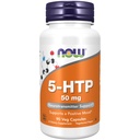 Teraz żywności Suplementy, 5- HTP (5- hydroksytryptofan) 50 mg, Neurotransmiter Wsparcie *, 90 Kapsułki Veg