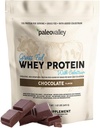 Paleovalley 100% Grassfed białka serwatki proszek z Colostrum, 13g białka, Czekolada, Muscle Building, Wsparcie immunologiczne, Gut Health
