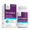 Terry Natural Trijod - Wsparcie dla zdrowia tarczycy - Pomoc Hormon Równowaga z jodem molekularnym z Kelp - Cechy Jodek potasu i sodu - Wsparcie dla mózgu i energii - 6.25mg, 90 Kapsułki