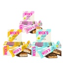 Nick 's Sampler Pack Szwedzki Style Bary protein, Keto Friendly Snack Bars, No Added Sugar, 5g Collagen, Low Carb Protein Bar, Low Sugar Meal Replacement Bar, Keto Snacks, 36- Count