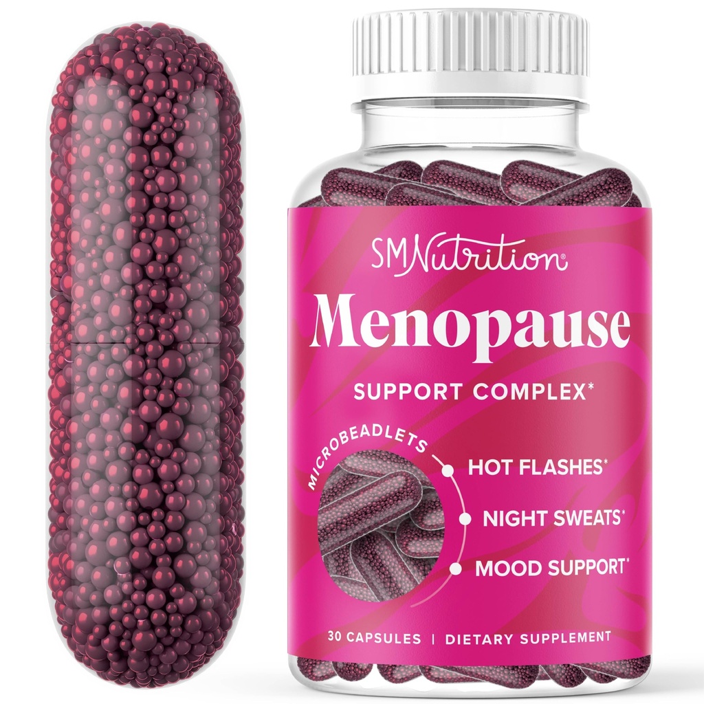 Menopauza Witaminy Beadlets z Black Cohosh, Red Clover & More Description 124; Gorące błyski, nocne poty i wsparcie nastrojów 124; Menopauza Suplementy dla kobiet z Dong Quai, Chaste Tree Berry & DIM Description 124; Non-GMO 30ct