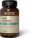 Nature 's Sunshine Enzymes Food - Pomocnictwo pokarmowe z prebiotyki i probiotyki dla Gut Health - Suplement Enzymu trawiennego dla trawiennego zdrowia i ulgi od niestrawności sporadycznej