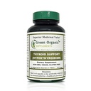 Zielone suplementy organiczne Tyroid & Nadczynność tarczycy, Wysokie wchłanianie, Nie- GMO, Gluten- Free
