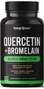 Natgrow Quercetin z kompletem Bromelain Complex - 120 kapsułek
