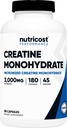 Nutricost Kreatyna Monohydrat 3,000 mg, 180 Kapsułek (750mg na kapsułkę) - Bez glutenu, Nie-GMO