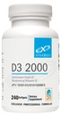 XYMOGEN D3 2000 - Biodostępna witamina D3 2000 j. m. (50 μg) - suplement witaminy D o dużej mocy do wspierania zdrowia immunologicznego, kości + serca (240 Softgels)