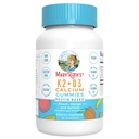 MARYRUTH 's Organics Wapń z witaminą D & Witamina K2, 2 Miesiąc dostaw, Suplement wapnia wspiera zdrowie kości i wspólne wsparcie, z witamin D3 K2 Gummies, Wegan, Non-GMO, Gluten Free, 60 Hrabia
