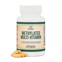 Metylowany wielowitamina (tylko metylowane i aktywowane witaminy - Metylowany kompleks B z trimetyloglicyną (TMG) i metylofolianem) (Non-GMO, suplement Gluten wolny MTHFR) 120 Kapsułki z podwójnym drewnem