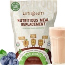 WitiWiti Vegan Meal Replacement, Unflavored - Proszek białkowy na bazie roślin 23g - Superfood, Zielone, Prebiotyki, Witaminy i Minerały - Dairy & Gluten Free - Wszystko w jednym shake dla kobiet i mężczyzn, 15 Svgs