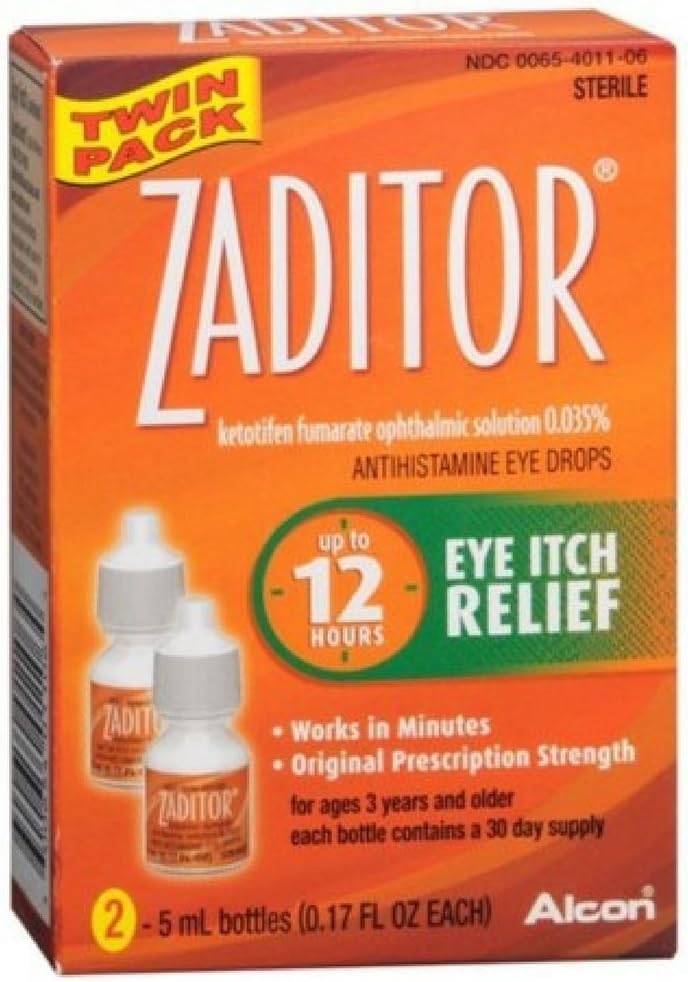 Edytor Antyhistaminowe krople do oczu Twin Pack 0.34 Fl oz