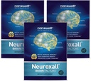 NANOWELL Neuroxall Brain Health Supplement for Enhanced Cognitive Function and Mental Clarity, Astaxanthin, Ginkgo Biloba Extract, Antioksydant - 60 Softgels X 3 Pudełka na 3 miesiące (180 Count)