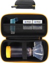 GETGEAR Astma Inhaler Case, Compact and Sturdy Case for Handy Ventolin Inhaler for Dorośli i Dzieci (SPRAWA WYŁĄCZNIE) (Black)
