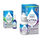 TheraTears Extra Suchy Oko Terapia smarowanie krople do oczu dla suchych oczu, 0,5 fl Oz Butelka, 2 Count & Sterylid Mycie oczu i twarzy, dla podrażnionych oczu, 2 fl Oz Spray